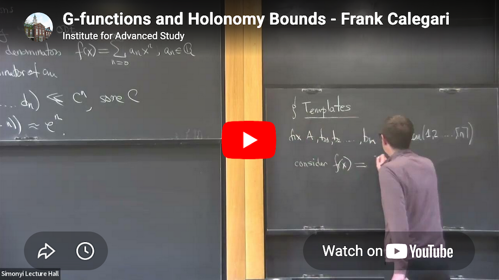 G-functions and Holonomy Bounds Thumbnail